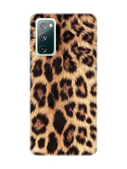Матовый чехол на Samsung Galaxy S20 FE :: Леопардовый дизайн (принт 383)