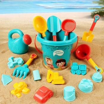 Комплект іграшок для пісочниці, для пляжу "Sand Fun" (18 елементів) (SC1001)