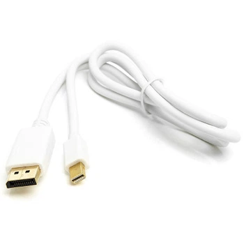 Кабель мультимедійний miniDisplayPort (M) to DisplayPort (M) 1.0m PowerPlant (CA911868) - Б/В