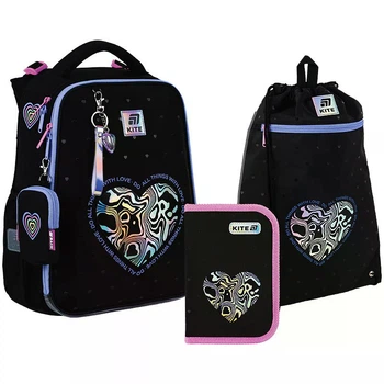 Школьный набор Kite Education Love is SET_K25-531M-2 (рюкзак, пенал, сумка)