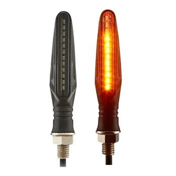 LED вказівники повороту, поворотники для мотоцикла, бігаючий світлодіод 2 шт (12в)