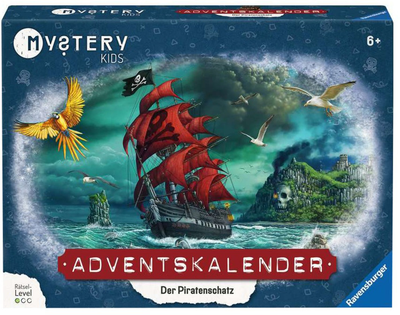 Gra planszowa Ravensburger Mystery Kids Kalendarz adwentowy Piracki skarb (4005556201860)
