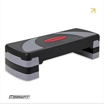 Степ-платформа EasyFit Step-B 3-ступінчаста (неслизька трирівнева поверхня степплатформа-дошка для аеробіки та фітнесу 3 рівня) EF-STP3