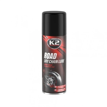 Суха змазка для ланцюгів (аерозоль) K2 ROAD DRY CHAIN LUBE 400ML (3031542)