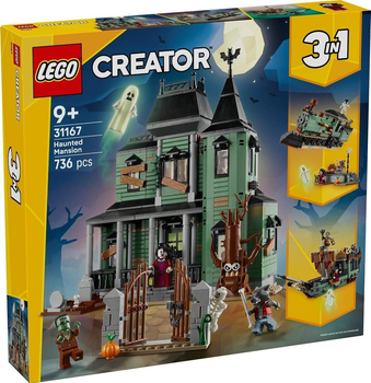 Конструктор LEGO Creator Особняк з привидами 736 деталей 31167 (5702017822426)