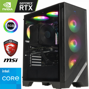 Игровой Компьютер MSI - Intel Core i5-12700KF / GeForce RTX 5060 Ti 16ГБ / 32ГБ DDR5 / SSD 2TБ M.2 PCIe 4.0 + Wi-Fi 6.0