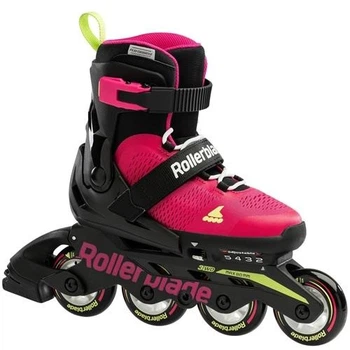 Ролики дитячі Rollerblade Microblade Rose 36-40.5 р Чорно-рожеві