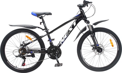 Велосипед CrossBike Next 2025 24" 11" Черный-Синий (24СTA-005607)