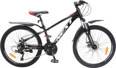 Велосипед CrossBike Next 2025 24" 11" Черный-Красный (24СTA-005604)