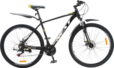 Велосипед CrossBike Next 2025 29" 20" Черный-Желтый (29СTA-005630)
