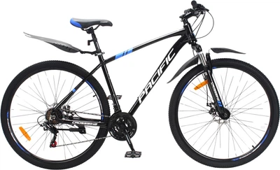 Велосипед CrossBike Pacific 2025 29" 19" Черный-Синий (29СTA-005642)