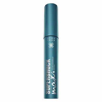 Водостійка об'ємна туш для вій Black/ Чорна «СуперШокMAX» Avon True SuperShock Max, Volume Waterproof Mascara, Супер Шок Макс 10 мл