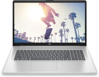 HP Ноутбук 17-cn4000ua 17.3" FHD IPS AG, Intel 7-150U, 16GB, F1024GB, UMA, DOS, серебристый