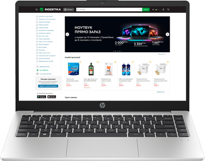 Ноутбук HP 245 G10 (AD1Y0ET) Turbo Silver