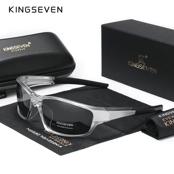 Мужские поляризационные солнцезащитные очки KINGSEVEN N881 White Black Gray