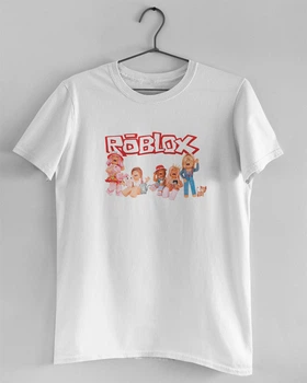 Детская футболка для девочек Roblox Девичья вечеринка Белая 122-128