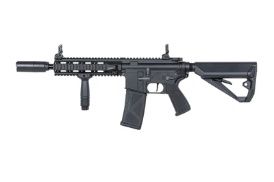 Страйкбольна штурмова гвинтівка Arcturus LWT MK-II CQB Carbine 10" AEG SPORT SE Starter Pack Black (в комплекті:акумулятор+зарядка)