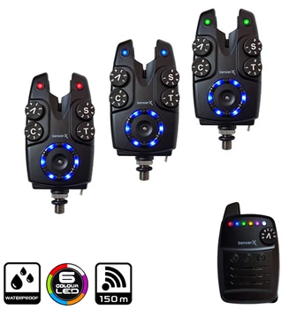 Набір сигналізаторів клювання World4Carp Sensor X 3+1