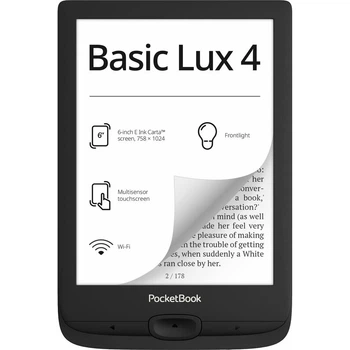 Електронна книга PocketBook Basic Lux 4 (PB618) Black