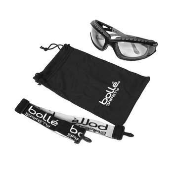Очки баллистические Bollé защитные Tact. Goggles Tracker One size Черный Прозрачный (Takctik-1170M-T)
