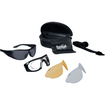 Очки баллистические Bollé защитные Tact. Goggles Raider Kit One size Черный (Takctik-1167M-T)