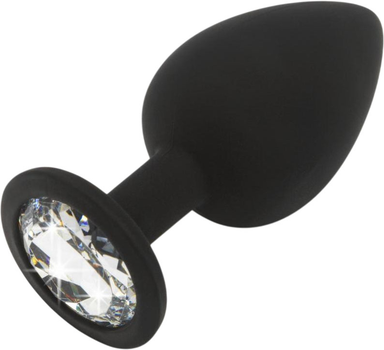 Анальная пробка Toy Joy Diamond Booty Jewel Large 9х4.5 см Черная (8713221821485)