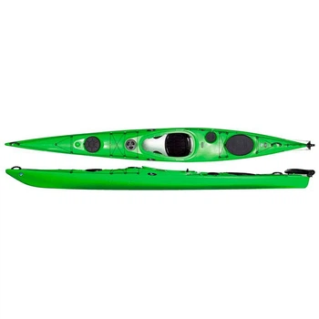 Каяк морской SeaBird Designs Expedition HV, байдарка туристическая, зелёный лайм