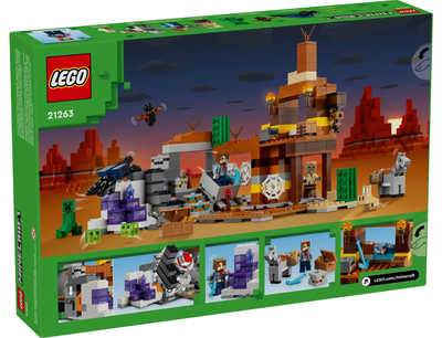 Zestaw klockow Lego Minecraft Kopalnia w Badlandach 538 elementow (21263) (955555910806049) - Outlet
