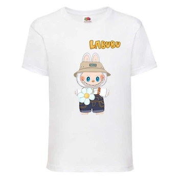 Футболка дитяча Лабубу (Labubu 006) біла 164 см