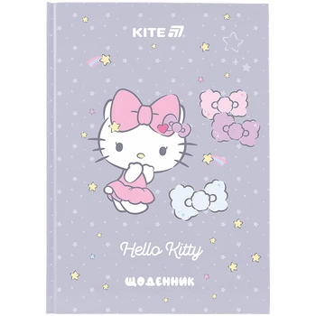 Дневник школьный твердая обложка Hello Kitty HК25-262-1 KITE