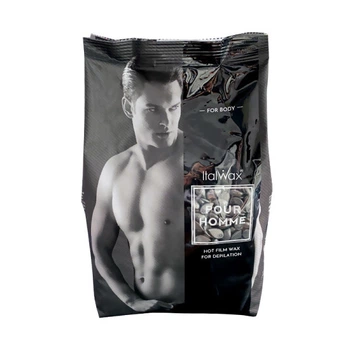 Воск гранулированный мужской Ital Wax Silver Pour Homme 1 кг