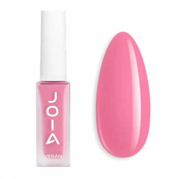 Лак для ногтей JOIA vegan Nail Care Polish 4in1 06 Pink Voltage ярко-розовый 8 мл