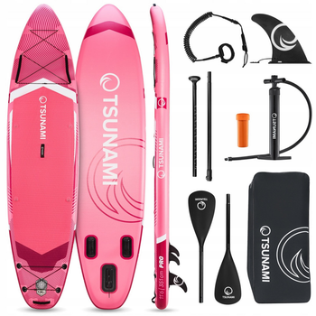 Надувна SUP дошка PRO T10 TSUNAMI P-5905973405591 з веслом 350 см