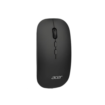 Мышь беспроводная ACER OMR050 с подключением USB 2.4ГГц + Bluetooth, аккумулятором, 1600 DPI, матовый чёрный