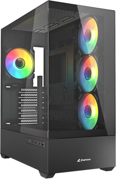 Obudowa Sharkoon AK6 RGB Black (4044951041695)