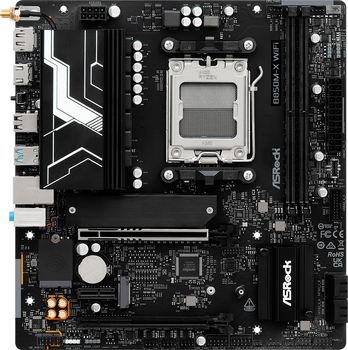 Материнська плата ASRock B850M-X Wi-Fi R2.0 (sAM5, AMD B850, PCI-Ex16) (90-MXBSH0-A0UAYZ)