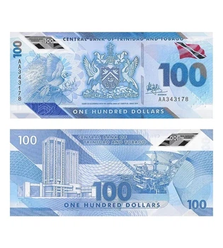 Банкнота Тринідад і Тобаго 100 доларів 2019 рік полімерна UNC