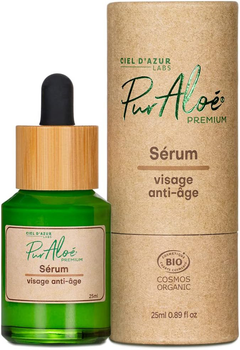 Сироватка для обличчя Ciel d'Azur Labs Pur Aloe Organic Premium Anti-Aging з вітаміном C 25 мл (3464660004964)