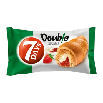 Круасан 7 Days Double Ваниль Клубника 60g
