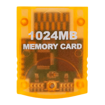 Карта Пам'яті RMC GameCube 16344 Blocks 1GB Trans-Orange