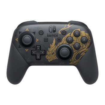 Геймпад Беспроводной Nintendo Switch Pro Controller Monster Hunter Rise Edition Black