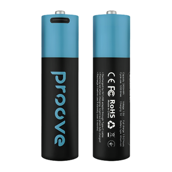 Аккумулятор 2шт Proove AA Compact Energy USB Type-C Black 2400 mAh
