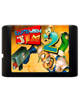 Игра RMC Mega Drive Earthworm Jim 2 Английская Версия