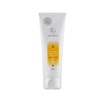 Сонцезахисний тональний крем-антиоксидант SPF-30 RENEW Sunscreen Cream SPF-30 Demi Make up 80 мл
