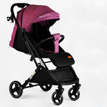 Коляска прогулочная детская "JOY" Comfort (рама сталь с алюминием, футкавер). Violet 118433