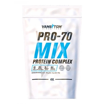 Протеин Vansiton Pro-70 Mix, 450 грамм - Двойной шоколад
