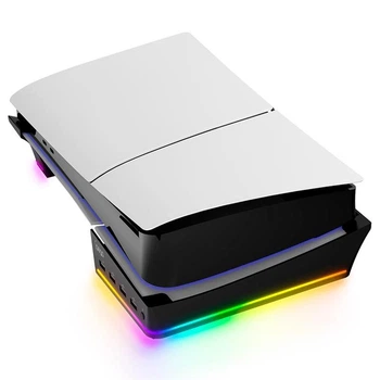 Док-станция подставка для консоли PS5 Slim Disc/Digital Ipega PG-P5S021A RGB подсветка Black