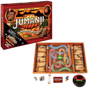 Настільна гра Spin Master Jumanji в дерев'яній коробці (грецька версія) (778988324370)