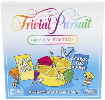 Gra planszowa Hasbro Trivial Pursuit edycja rodzinna (wersja angielska) (5010993481682)