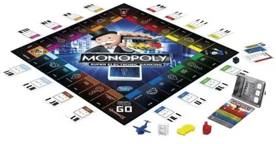 Настільна гра Hasbro Monopoly електронний бонус (грецька версія) (5010993718634)